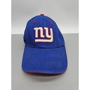 NY Giants Kids Baseball‎ Cap NFL Team Apparel Blue  Strapback Pre-Owned